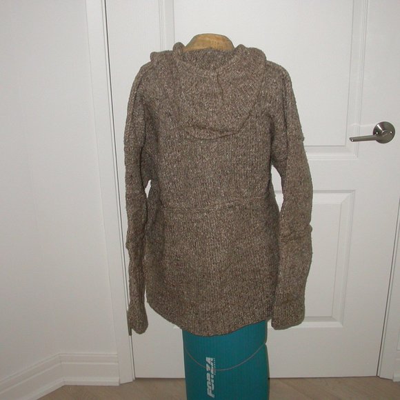 Chunky 100% Wool Hoodie - Picture 5 of 7